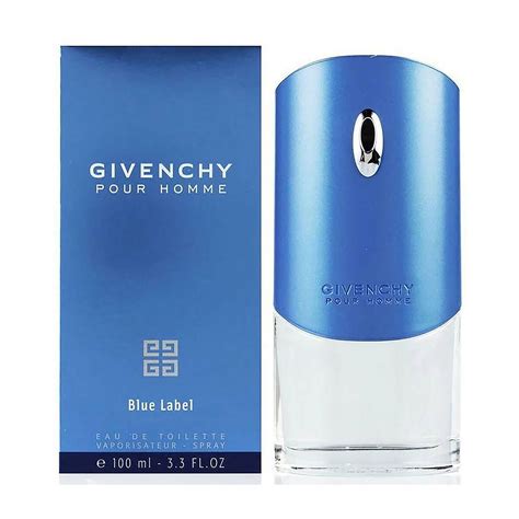 givenchy blue label eau de toilette|givenchy perfume remove label.